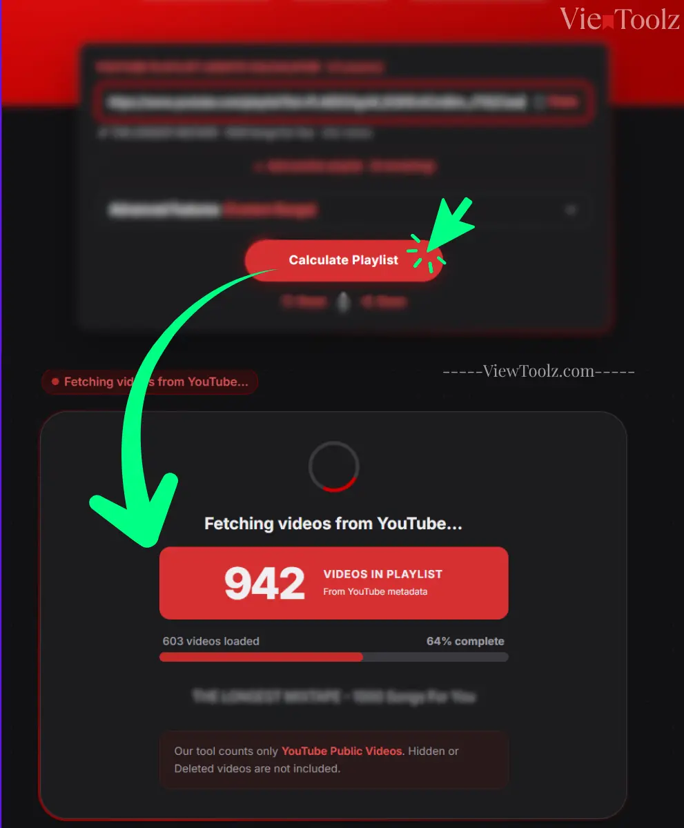 Loading progress screen